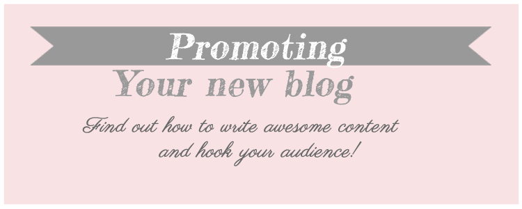 promoting your new blog promote your blog